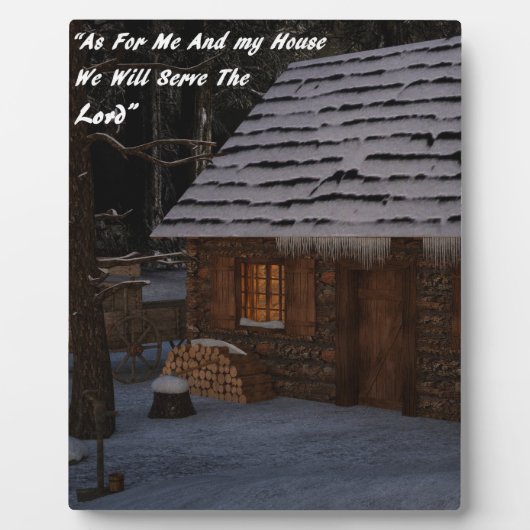 Plaque Photo Pour Moi & Ma Maison (Devant)