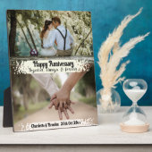 Plaque Photo Pour toujours et toujours : Joyeux anniversaire cu (Côté)