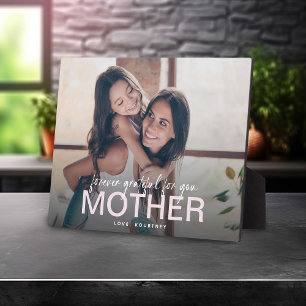 Plaque Photo Pour toujours Grateful pour vous maman Cadeau phot