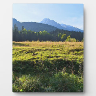 Plaque Photo Prairie de la Montagne Verte – Nature Sauvage Roum