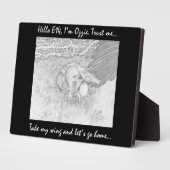 PLAQUE PHOTO PRECIEUX E14 PRENANT L'AILE D'OZZIE RENTRONS-NOUS (Côté)