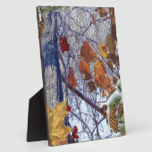 Plaque Photo Premier Camouflage hivernal de neige (Côté)