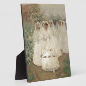 Plaque Photo Première communion (Côté)