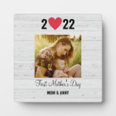 Plaque Photo Première Fête des mères Cadeau photo unique (Devant)