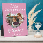 Plaque Photo Première fête des mères en tant que grand-mère Coe (Côté)