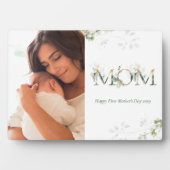 Plaque Photo Première Fête des mères Lettres botaniques Photo (Devant)