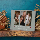 Plaque Photo Première fête des mères Trois photos Collage Sage  (Côté)