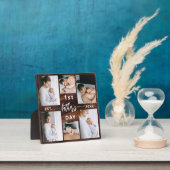 Plaque Photo Première Fête des pères Bois rustique 6 Photo Coll (Insitu)