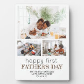 Plaque Photo Première Fête des pères moderne simple 3 Photo (Devant)