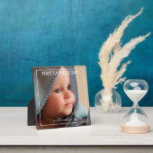 Plaque Photo Première Fête des pères photo et message (Insitu)