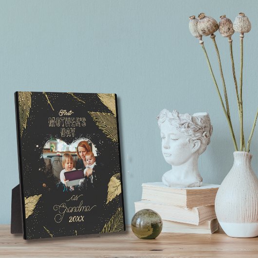 Plaque Photo Première mère d'or en tant que grand-mère Photo