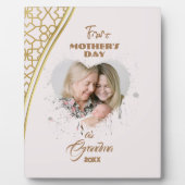 Plaque Photo Première mère d'or en tant que grand-mère Photo (Devant)
