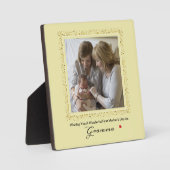 Plaque Photo Première Parties scintillant de la fête des mères  (Recto)