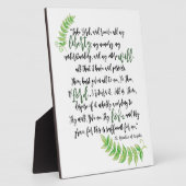 Plaque Photo Prenez Seigneur (Côté)