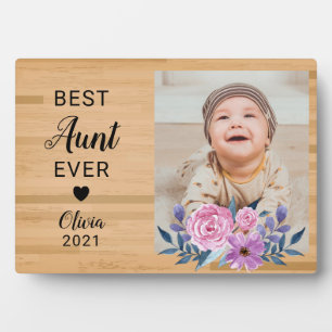 Plaque Photo Présentation personnalisée de la grossesse de cadr