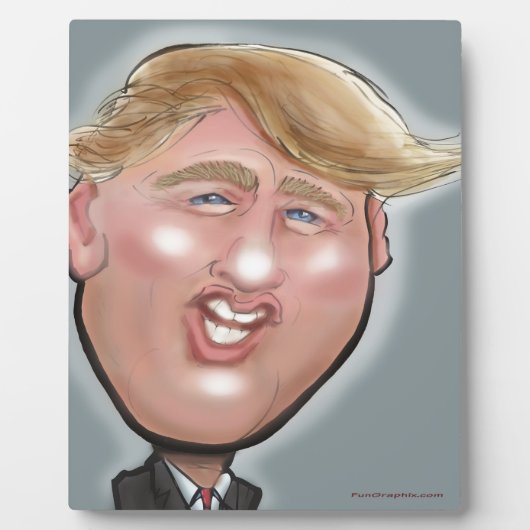 Plaque Photo Président Trump (Devant)