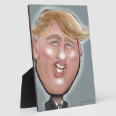 Plaque Photo Président Trump (Côté)