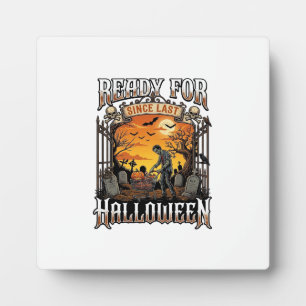 Plaque Photo Prêt depuis l'Halloween dernier Chariot de shoppin