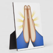 Plaque Photo prier émoji (Côté)