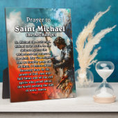 Plaque Photo Prière à Saint Michel l'Archange (Côté)