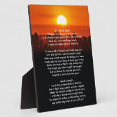 Plaque Photo Prière amérindienne (Côté)