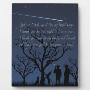 Plaque Photo Prière de Coo Hunter