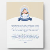 Plaque Photo Prière de la Vierge Marie de Kawaii (Devant)