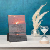 Plaque Photo Prière de sérénité (Côté)