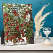 Plaque Photo Prière de sérénité (Côté)