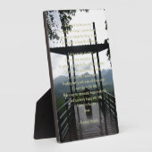 Plaque Photo Prière de sérénité (Côté)