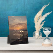 Plaque Photo Prière de sérénité (Côté)