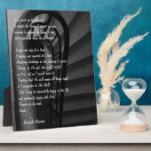 Plaque Photo Prière de sérénité (Côté)