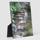 Plaque Photo Prière de sérénité (Côté)