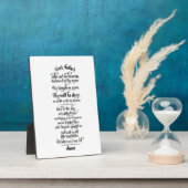 Plaque Photo Prière du Seigneur (Côté)