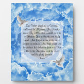 Plaque Photo Prière du Seigneur (Devant)