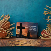 Plaque Photo PRIEZ SANS CESSER 1 Thessaloniciens 5:17 (Côté)