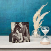 Plaque Photo Princesse Elizabeth II Prince Philip (Insitu)