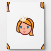 Plaque Photo princesse emoji (Devant)