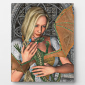 Plaque Photo Princesse et Dragon (Devant)