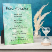 Plaque Photo Principes de Reiki (Côté)