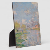 Plaque Photo Printemps sur la Seine par Monet Impressionniste (Côté)