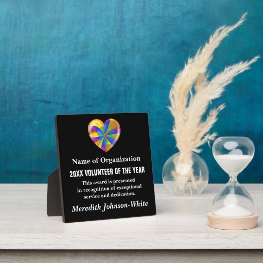 Plaque Photo Prix du bénévole de l'année (Insitu)