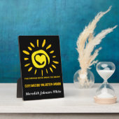 Plaque Photo Prix exceptionnel du bénévolat (Côté)