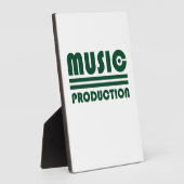 Plaque Photo Production musicale (Côté)