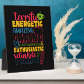 Plaque Photo Professeur Cadeaux | Enseignant de soins Extraordi (Côté)