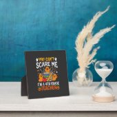 Plaque Photo Professeur d'Halloween fantôme drôle de 4e année (Insitu)