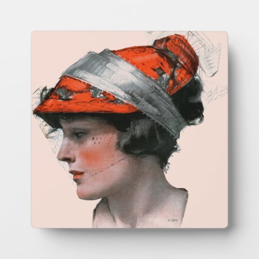 Plaque Photo Profil de Woman (Devant)