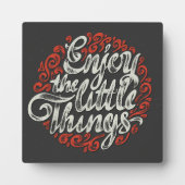 Plaque Photo Profitez De La Citation Petites Choses (Devant)