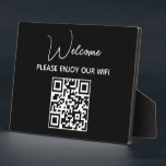 Plaque Photo Profitez De Notre Wifi | WIFI Welcome QR Code<br><div class="desc">Profitez De Notre Wifi | WIFI Welcome QR Code plaque Faites en sorte qu'il soit facile pour les invités de se connecter à votre Wi-Fi avec l'un de ces indicatifs Wi-Fi QR. Ils sont assez géniaux, surtout si vous organisez souvent.</div>