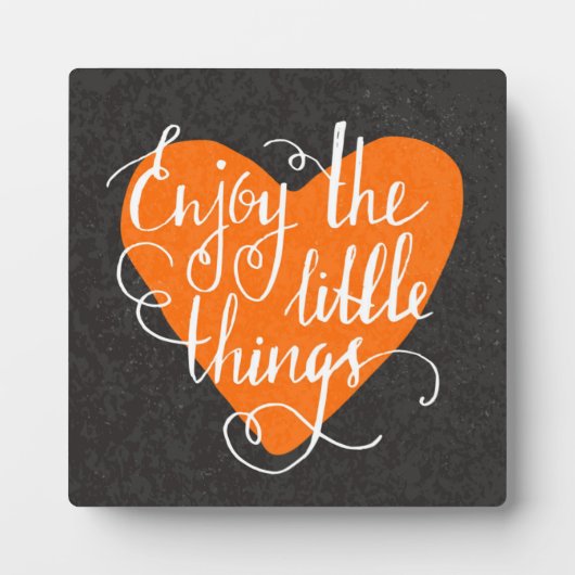 Plaque Photo Profitez Des Petites Choses (Devant)